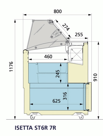 Vitrine à glace ISETTA 7