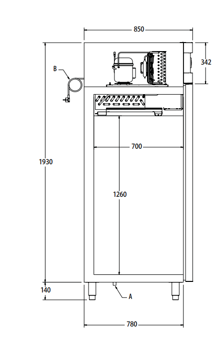 Armoire réfrigérée BAKER line M3/1