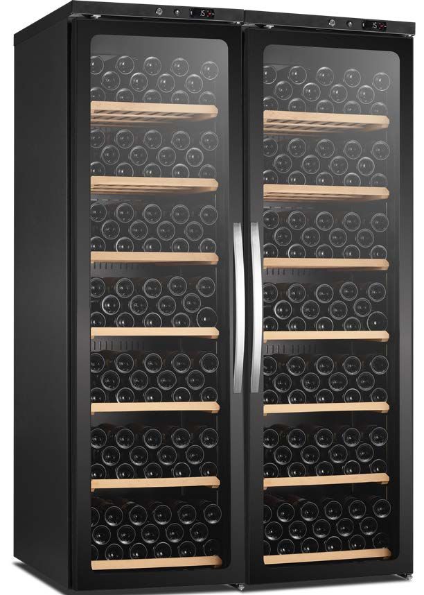 Armoire réfrigérée à vin euroline WCE450 porte vitrée