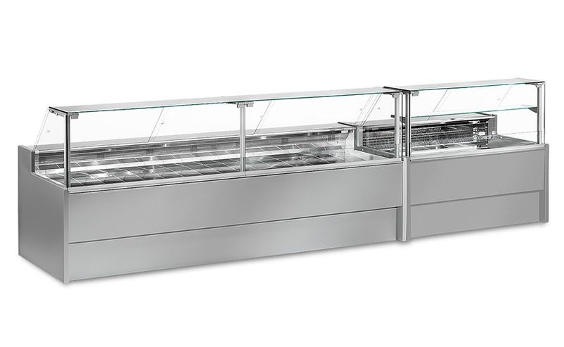 Vitrine réfrigérée PORTHOS 3000 ventilé avec réserve (PL2)