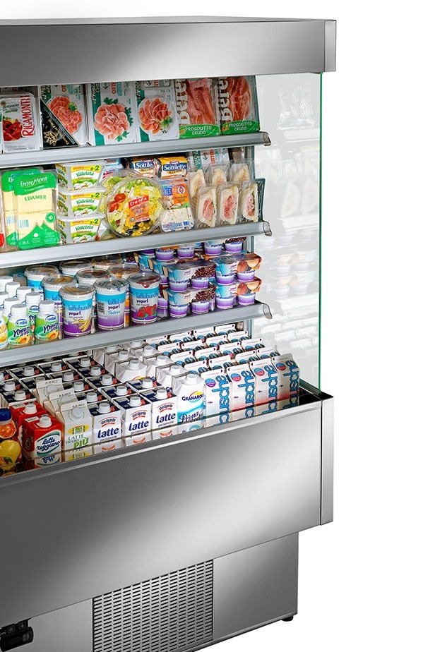 Vitrine murale réfrigérée SILVER 2000 inox