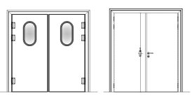 Double portes isothermes