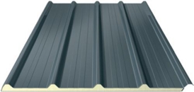 Panneaux de toiture ECO 030 mm RAL7016
