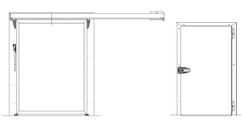 Portes chambres congélation